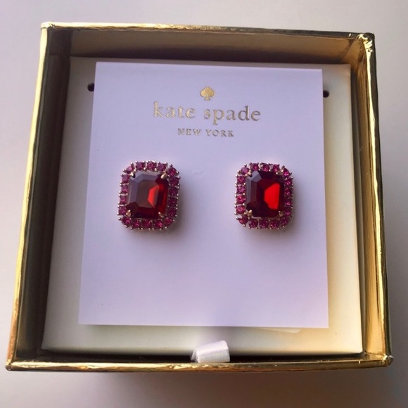 Kate Spade Bright Ideas Fuchsia Multi Earrings - Picture 6 of 6